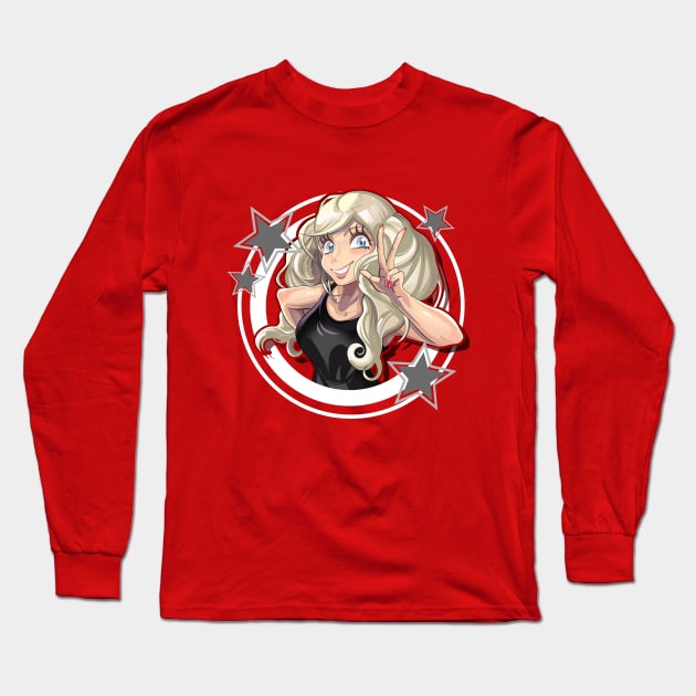 PERSONA 5 - Ann Takamaki Long Sleeve T-Shirt by SteveChopz